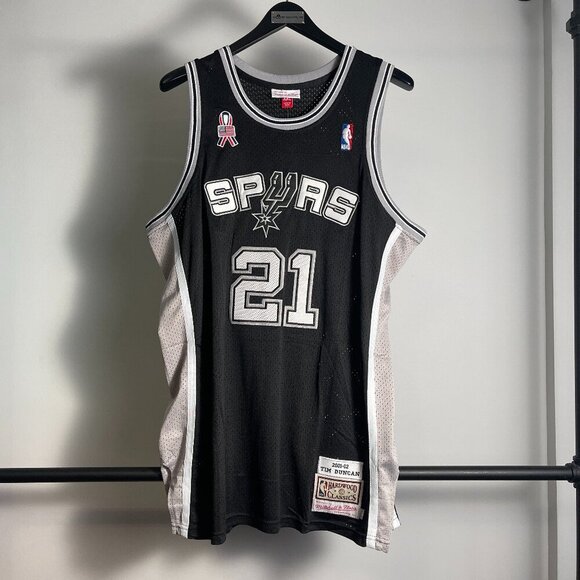 Mitchelle Ness San Antonio Spurs Duncan Jersey size 2XL - Picture 1 of 2